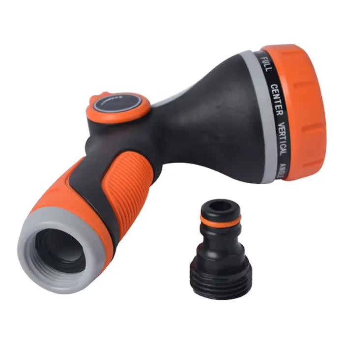 Pistolet d'arrosage multifonction 10 modes de pulvérisation pour jardinage nettoyage voiture haute pression buse plastique ABS de haute qualité pour entretien facile et durable occasions spéciales