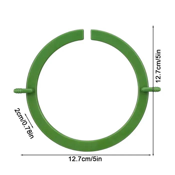 Système d'Arrosage Goutte à Goutte avec Support pour Plantes de Jardin, Anneau d'Irrigation