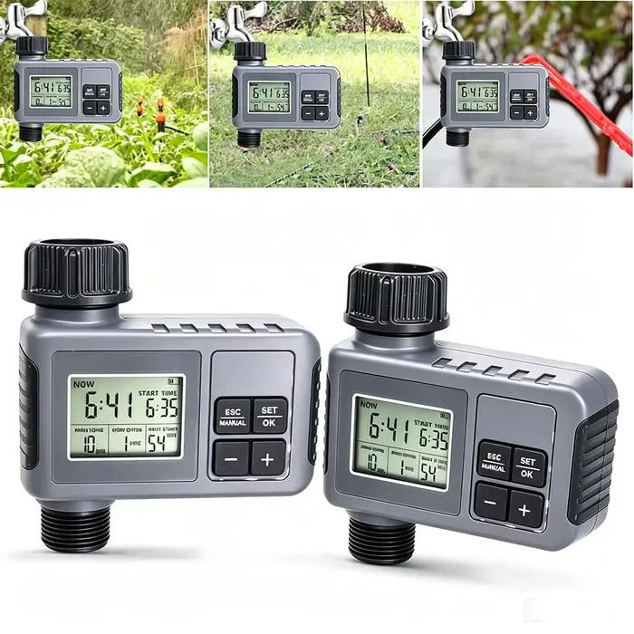 Contrôleur d'irrigation programmable analogique pour jardin, arrosage automatique, vanne minuterie d'eau, programmation d'arrosage intelligent, résistance aux intempéries