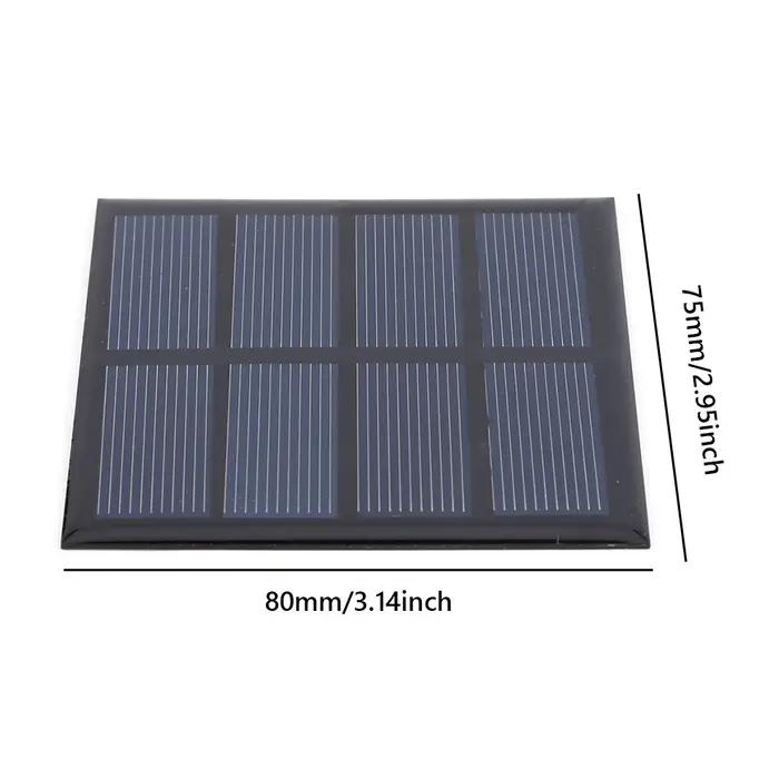 Panneau solaire extérieur 3W/2W/1.5W 5V, système de cellules solaires DIY pour appareils électriques à faible puissance, batterie de téléphone portable