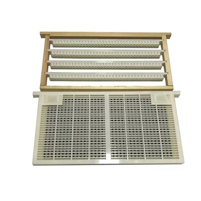 1 ensemble de système d'écoulement queen, larve d'abeille, gobelets, cadre, cage pour cqr-3, équipem