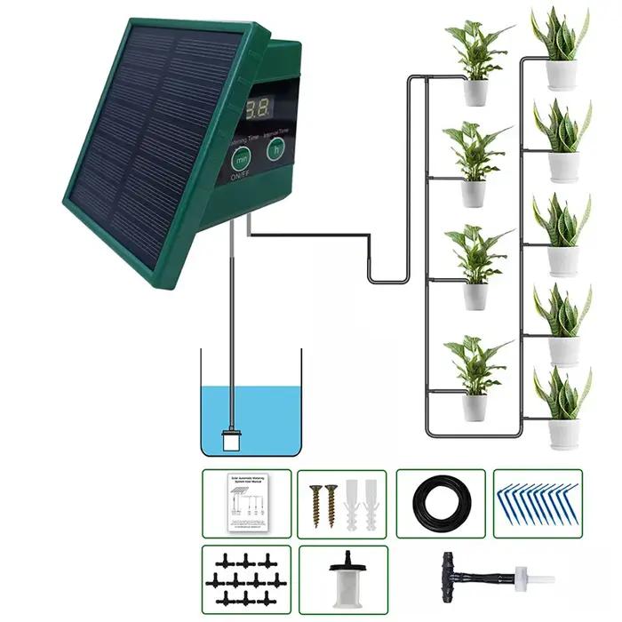 Système d'irrigation solaire pour jardin balcon Irrigation goutte