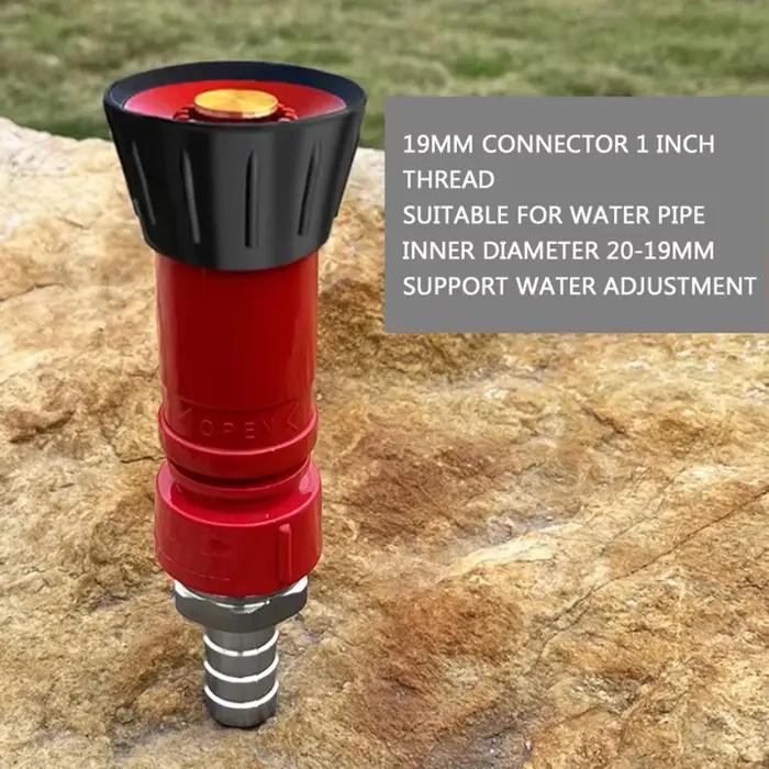 Tête d'arrosage haute pression rouge robuste pour jardinage efficace irrigation fleurs potagers nettoyage de jardin