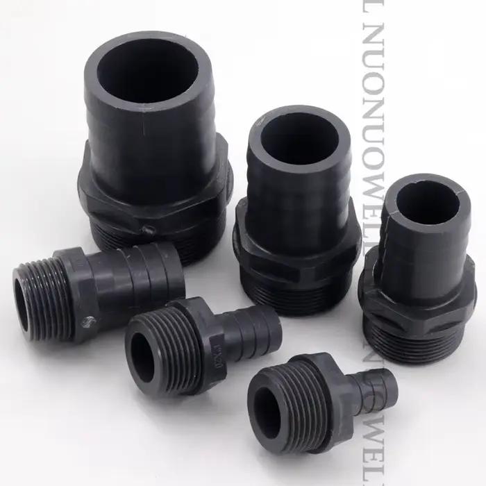 Connecteur de filetage mâle en plastique, pagode O.D 16 ~ 50mm à 1 "~ 2", raccords de tuyaux d'irrig