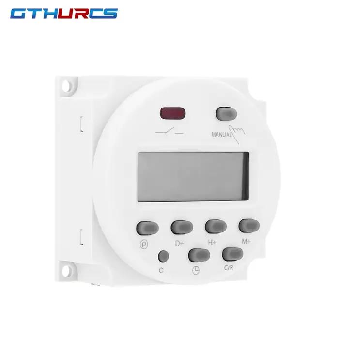 GTHURCS 220V 110V 24V 12V CN101A minuterie interrupteur numérique LCD