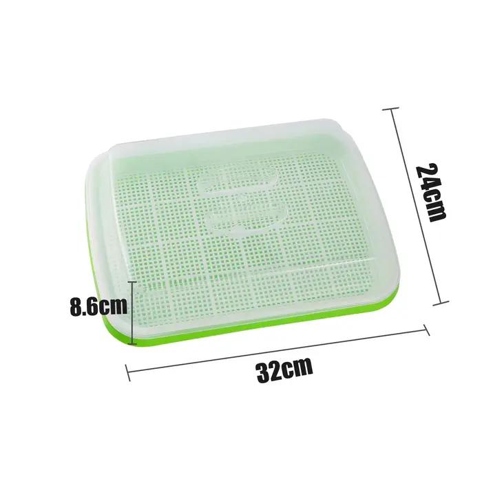 1 ensemble plat de germination Pot de culture hydroponique semis de légumes haricots Pot de semis pl