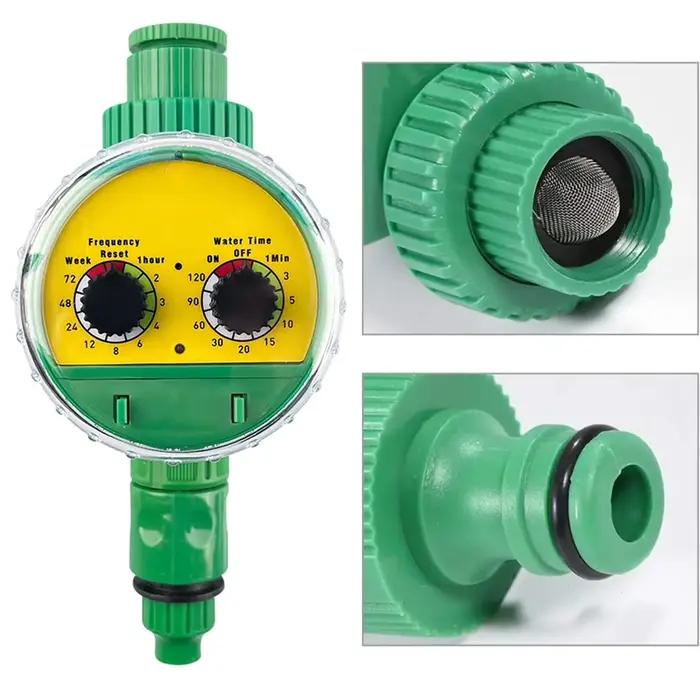 Programmateur d'arrosage automatique LS pour jardin et maison avec prévision de pluie et contrôle de débit adaptable pour économiser de l'eau et maintenir la santé des plantes
