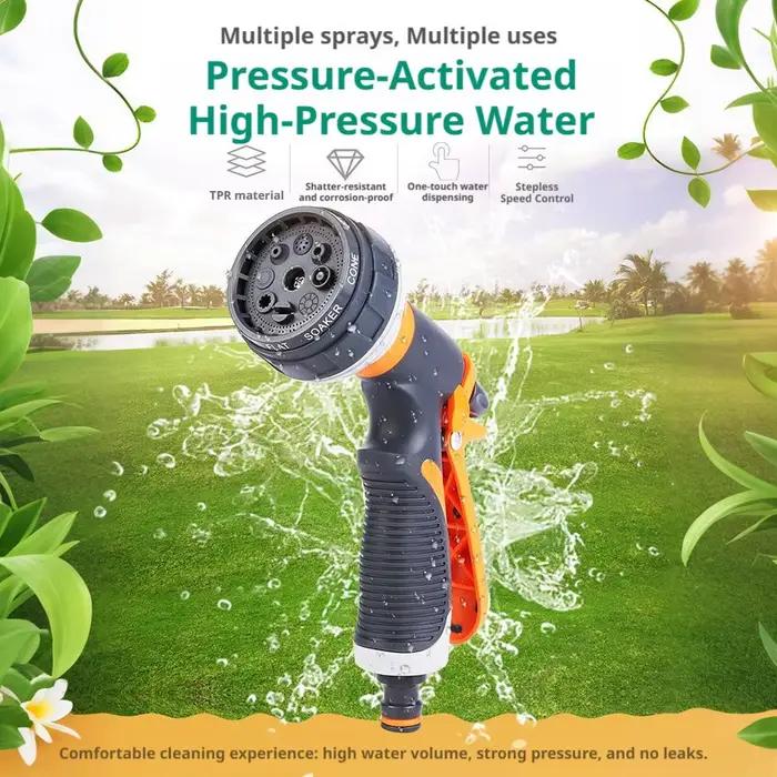 Pulvérisateur d'eau pour tuyau d'arrosage buse de lavage de voiture réglable arroseur de sol pour lavage de voiture irrigation domestique multifonctionnelle jardinage nettoyage occasions spéciales