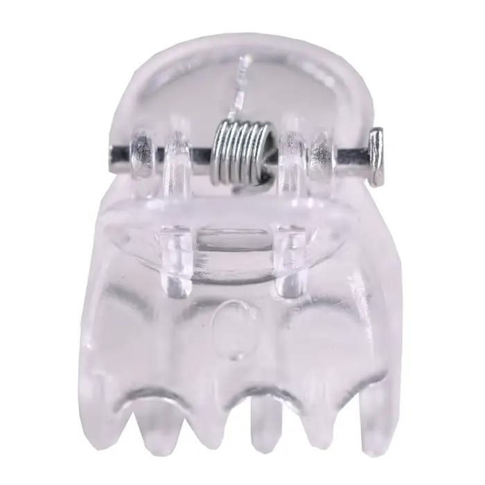 20-1000 pièces transparent 6 griffes orchidée Clips en plastique papillon fleurs Support clair fixat