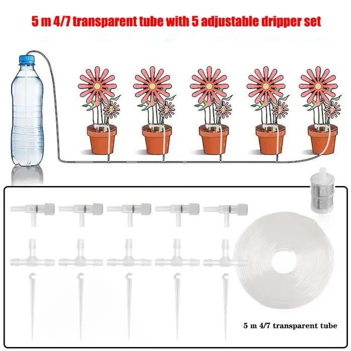 Kit d'arrosage goutte à goutte avec valve de régulation