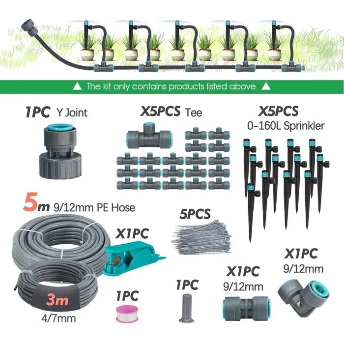 Système d'arrosage d'irrigation de jardin barboteur 3/8 "