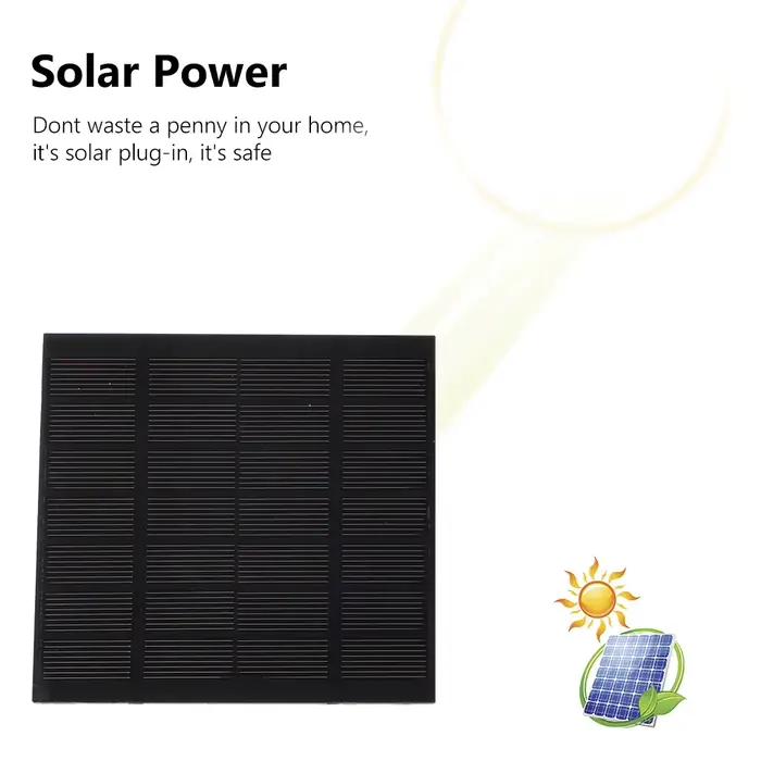 Pompe à eau solaire multifonctionnelle pour bassin avec 6 buses