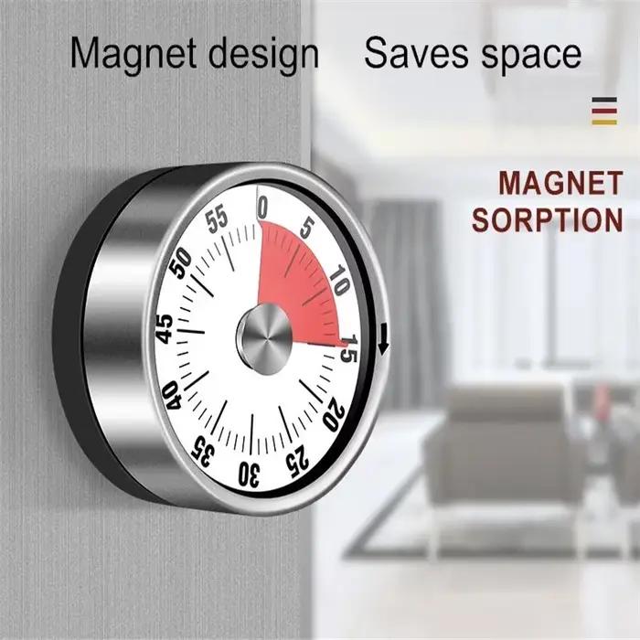 Minuterie numérique en alliage d'aluminium minuterie de cuisine timer électronique minuterie de comptage à rebours minuterie de réveil gadget d'accessoire de cuisine pour maison et jardin occasions spéciales