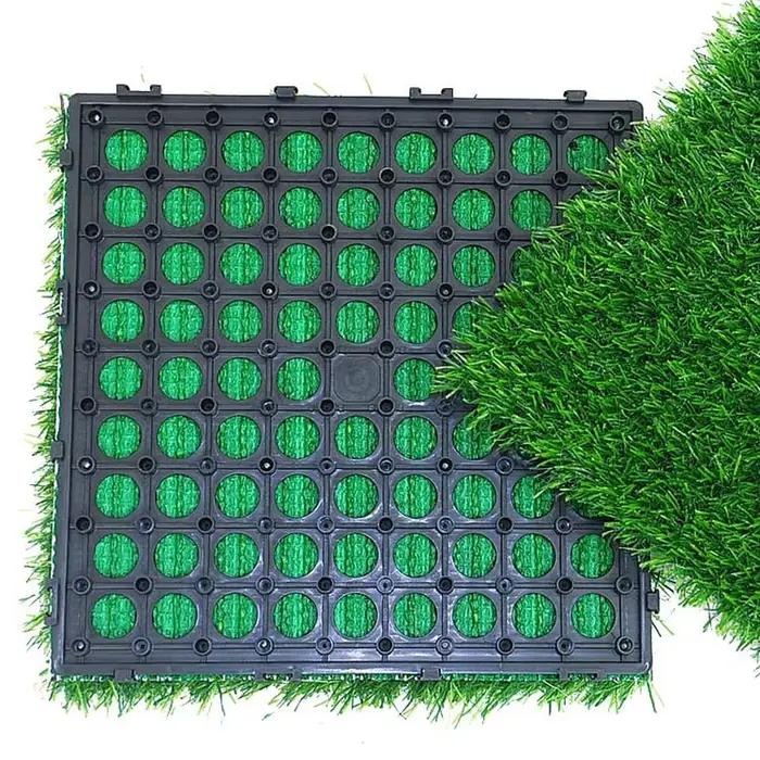 Dalles de gazon artificiel DIY pour jardin