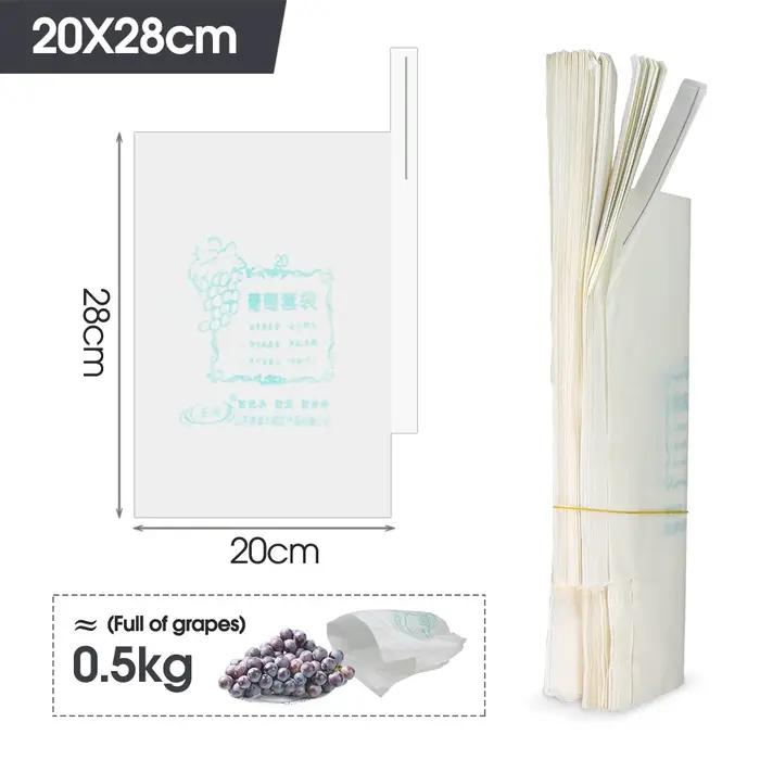 Sacs de Protection de Raisin en Papier Blanc pour Verger