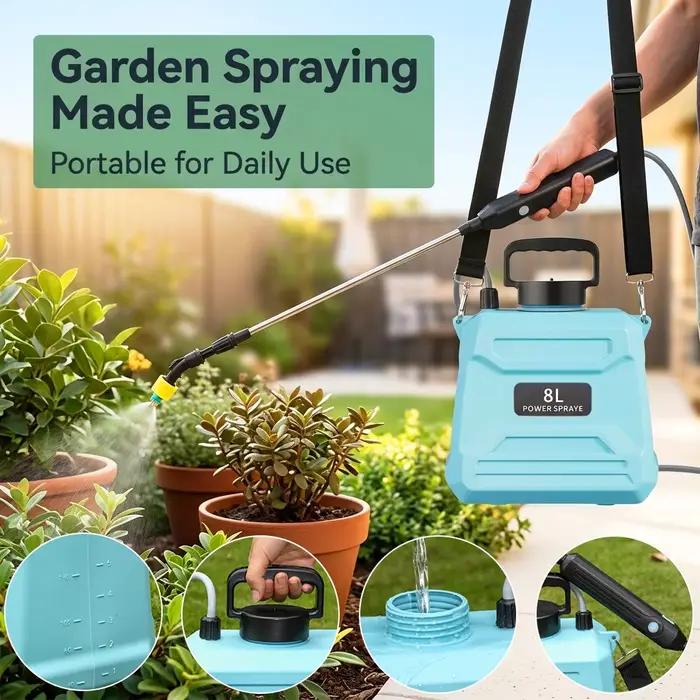 Pulvérisateur Électrique Portable pour Agriculture Arrosage Jardin Machine à Brume Pesticides Haut de Gamme Pour Femmes Occasions Spéciales