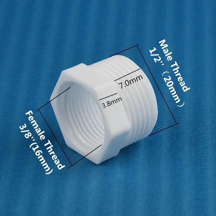 Connecteur de douille fileté en plastique