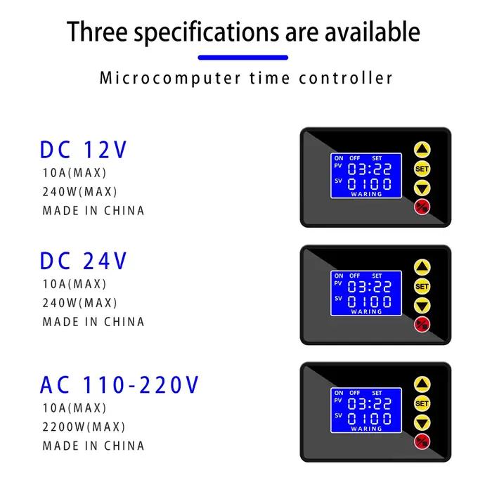 Timer-Minuterie programmable avec affichage numérique LCD