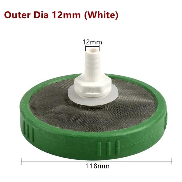 Filtre de tuyau d'acier inoxydable pour jardin avec connecteurs standards pour arrosage et irrigation en plusieurs couleurs et diamètre 1 inch