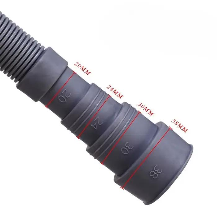 Tuyau d'extension de vidange pour machine à laver et lave-vaisselle en PP-R 80/100/250 cm avec colliers de serrage pour plus d'espace et de confort occasions spéciales