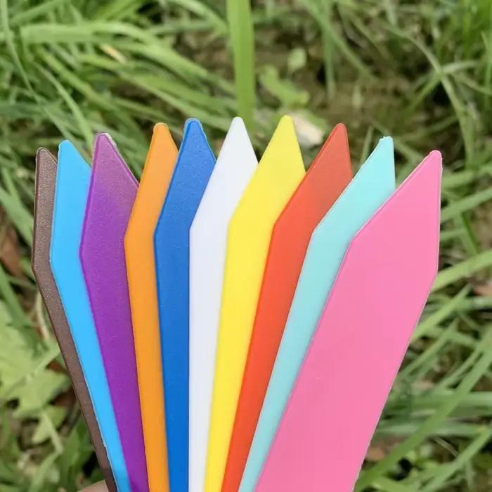 100 pièces étiquettes de plantes de jardin étiquettes de plantes en PVC marqueurs de pépinière Pots