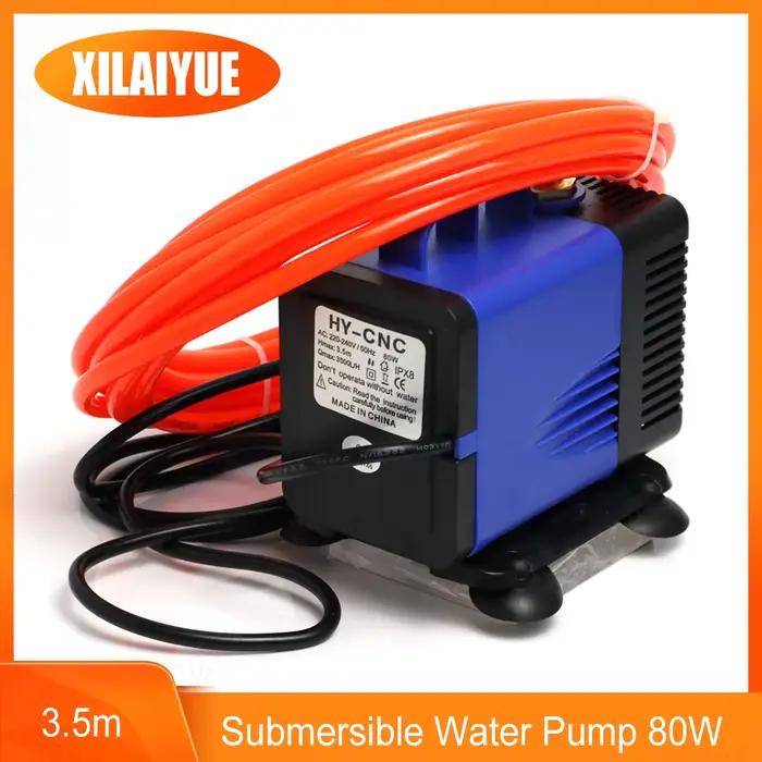 Pompe à eau submersible 80W pour refroidissement de machines CNC occasions spéciales professionnel fabrication additive bricolage