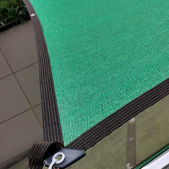 Filet pare-soleil 6 ou 12 ailettes, noir, vert, bleu, anti-UV, en HDPE, pour jardin, plantes succule