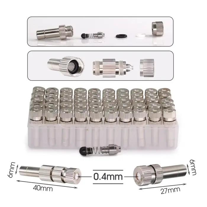 Connecteur rapide de Tube PE blanc de 6mm, raccords à dégagement rapide de 1/4 pouces pour purificat