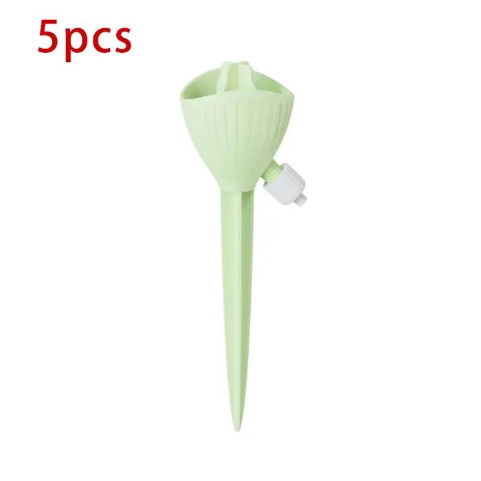 Arroseur automatique ajustable pour plantes en pot, dispositif d'arrosage domestique avec contrôle du débit d'eau, pour usage intérieur et extérieur, en plastique avec surface givrée, disponible en plusieurs couleurs