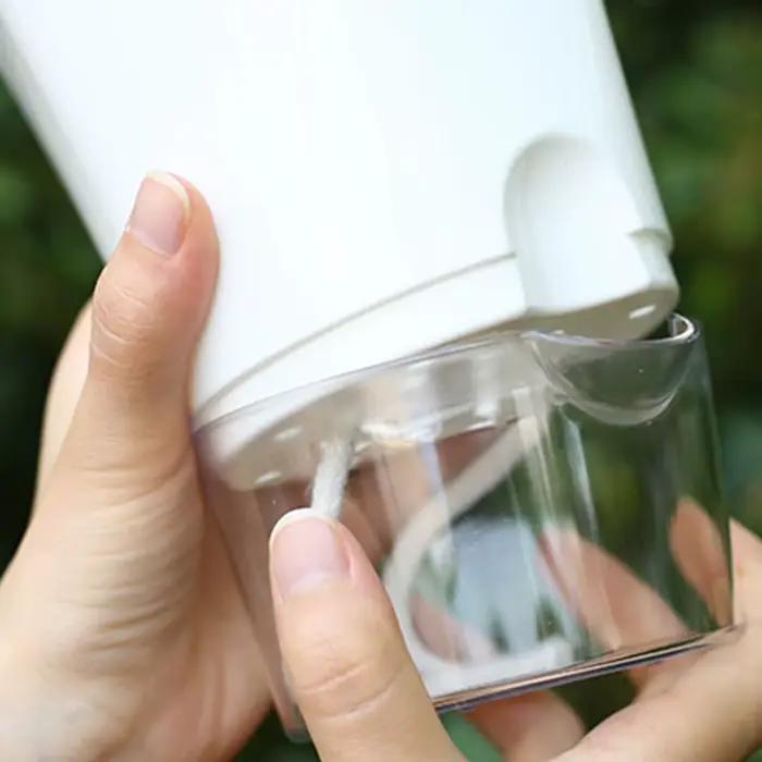Pot de fleurs Transparent à arrosage automatique, Pot de fleurs Hexagonal paresseux, jardinières en