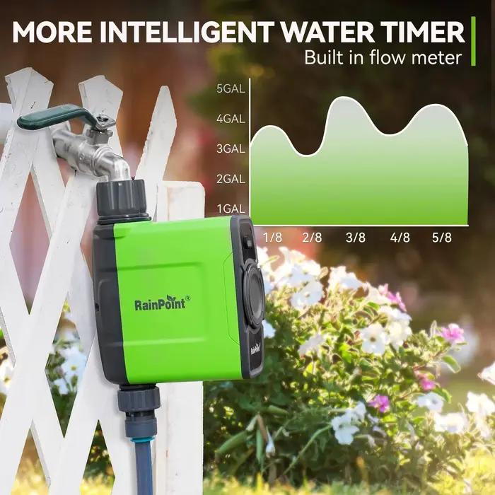 Programmateur d'arrosage automatique RainPoint Wifi pour jardin