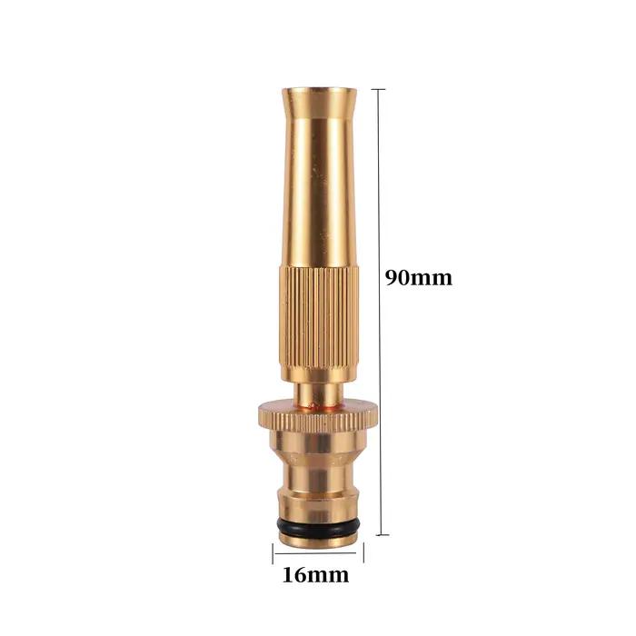 Pistolet à eau à haute pression réglable en alliage d'aluminium pour jardinage nettoyage de voiture et maison avec motifs de pulvérisation variés et contrôle de débit variable occasions spéciales