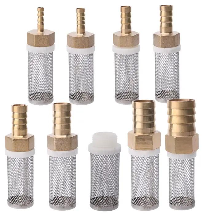 6-19mm Lengthened Stainless Steel Mesh Filter Garden Irrigation Pump Protection Hose