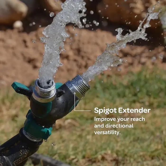 Répartiteur de tuyau d'eau, connecteur d'eau de jardin robuste, séparateur de tuyau d'arrosage, adaptateur de robinet extérieur pour jardin, usage facile et durable pour jardiniers
