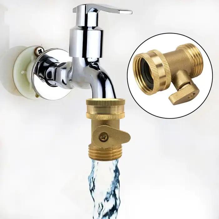 Robinet d'arrêt en laiton pour tuyau d'arrosage jardin 3/4 po connecteur raccord arrosage réparation robinet arrêt jardin occaions spéciales