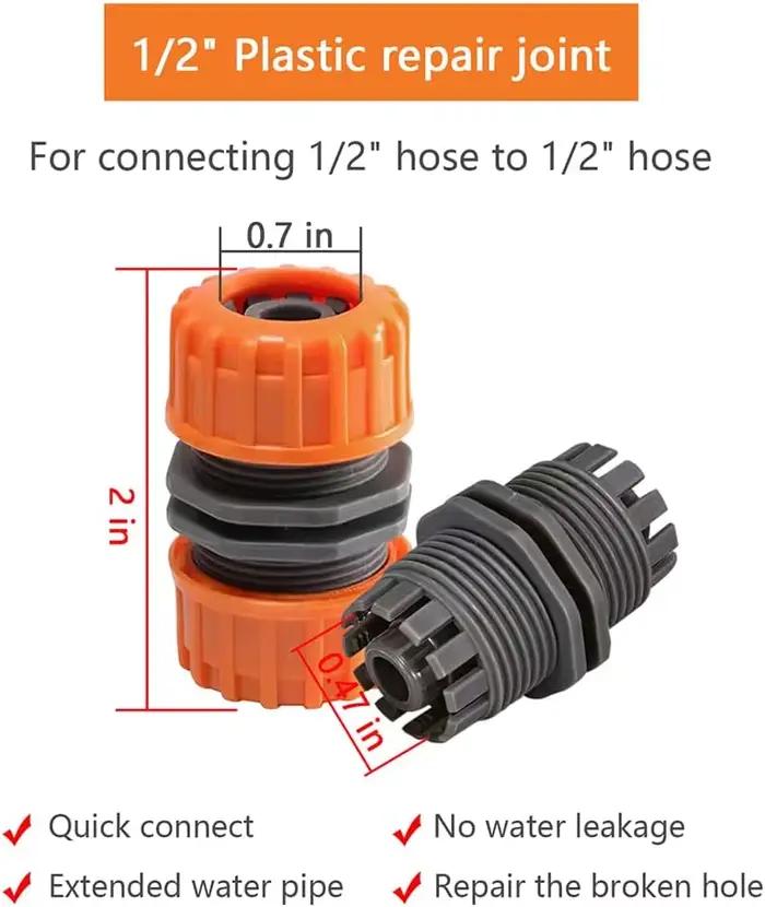 Kit de réparation de tuyau d'arrosage étanche 3 pièces