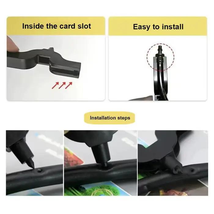 Outils de perforation de tuyaux d'eau 3mm 4mm pour installation d'irrigation goutte-à-goutte et micro-asperseurs en PE et capillaires robustes pour jardiniers amateurs et experts
