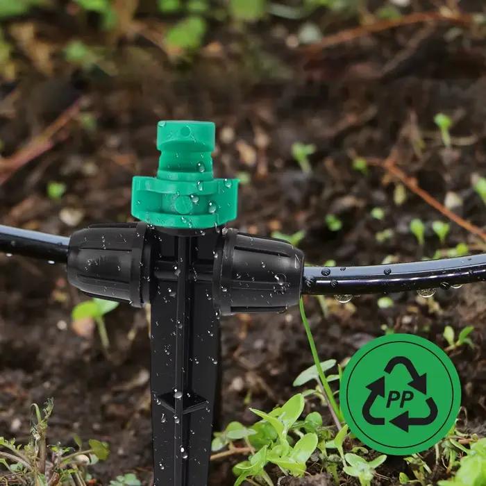 Micro bus de brumisation polypropylène pour jardin, pulvérisation uniforme, durabilité supérieure, angle de dispersion variable, pulvérisation horticole, irrigation de pelouse, entretien facile