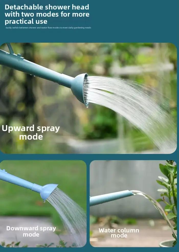 Arrosoir en métal pour plantes d'intérieur et extérieures avec tête de pulvérisation et poignée ergonomique pour un arrosage précis et confortable