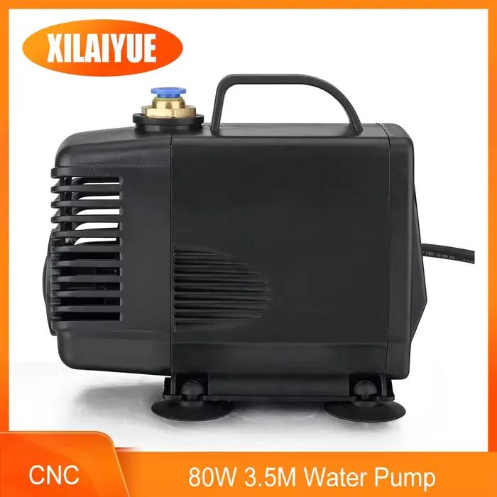 Pompe à eau SubSN multifonction, 80W, 3.5M, 3500L/H, IPX8, 220V/110V, pour broche CNC/machine de déc