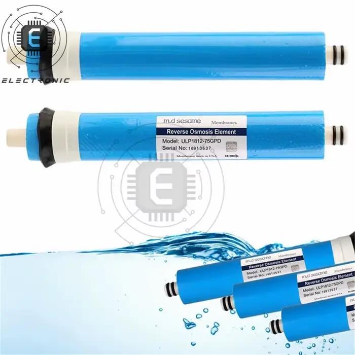 Filtre à eau résidentiel ULP1812-75 Membrane 75 RO NSF pour purificateur d'eau osmose inverse maison hôpital laboratoire purification eau sans impuretés contaminants métaux lourds