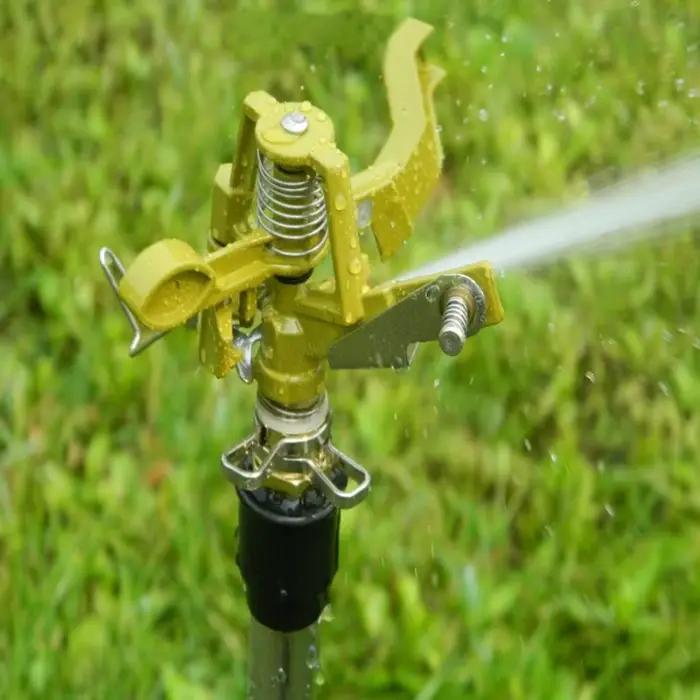 Arroseurs de jardin, rotation réglable à 360 degrés, Irrigation de pelouse, impulsion à pointes en m