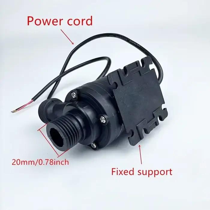 Pompe à eau Submersible 12V 800L/H 5m DC24V pompes à eau solaires avec connecteur rapide de tuyau d'eau pour Aquarium de fontaine de camping-car de tourisme