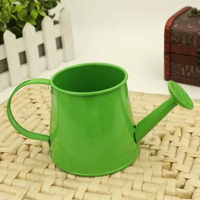 Arrosoir Mini bouilloire enfants Pot jardin métal eau modèle fleur fer étain Miniature jardinage jou
