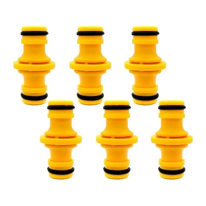 Connecteurs de tuyau double mâle 4/6 pièces