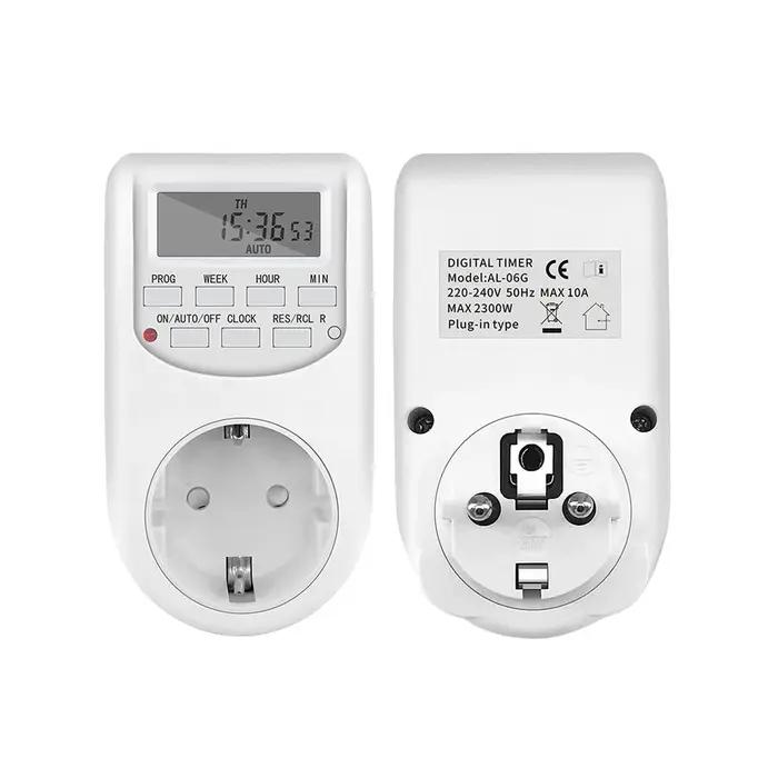 Minuteur numérique programmable EU/US/UK 1785W/2300W à économie d'énergie avec prise 10A/15A pour cuisine