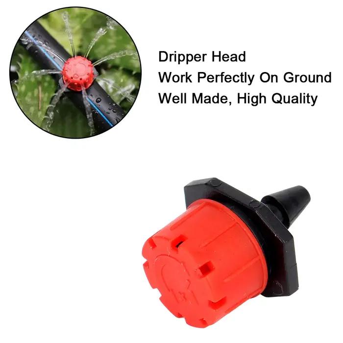 Kit d'arrosage de jardin avec goutteurs réglables pour l'irrigation par atomisation et brumisation, idéal pour jardin, serres, fermes, plantes en pots, arrosage et humidification