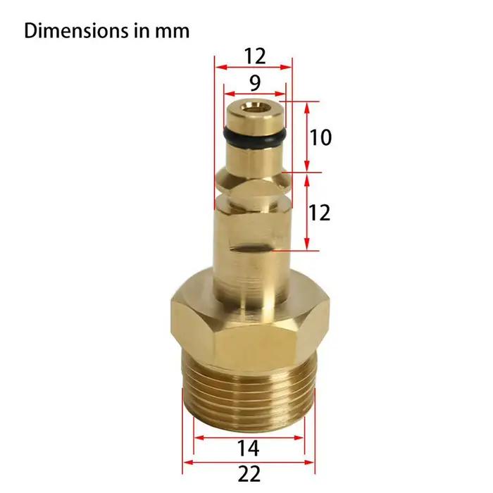 Adaptateur de tuyau de laveuse haute pression