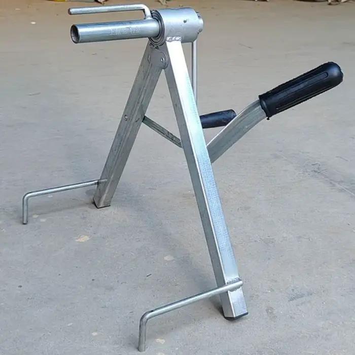 Enrouleur de tuyau d'arrosage pliable et portable en acier inoxydable pour jardin, agriculture et lutte contre les incendies usage quotidien et cadeau idéal