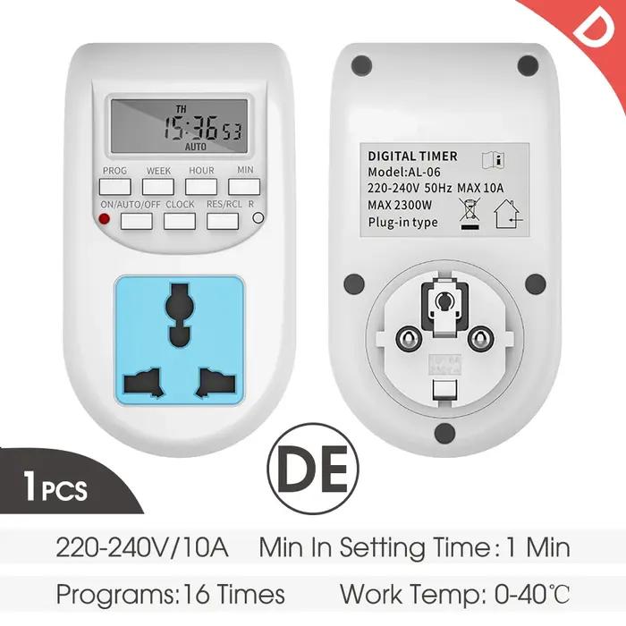 Minuterie numérique programmable pour jardin